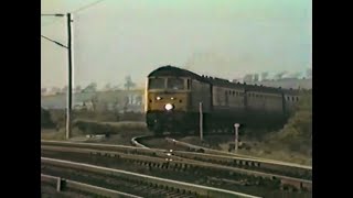 British Rail 1987  47221 at Barkston South Junction ECML [upl. by Keating467]