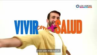 Vivir con  Salud Disfruta de todos los beneficios en salud que Los Héroes tiene para ti salud [upl. by Aurelius577]