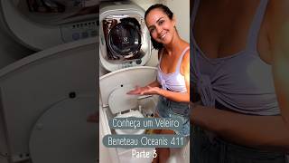 Tour em um VELEIRO BENETEAU OCEANIS 411  parte 3 sailing velejar beneteau viajandoomundo [upl. by Lehplar]