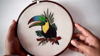 Embroidery hoop art  Embroidery for Beginners  Let’s Explore [upl. by Kristofer]