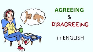 Agreeing amp Disagreeing in English – How to agree or disagree – Useful expressions [upl. by Adnilak]