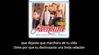 Aventura  Amor Bonito lyric  letra [upl. by Eanore]