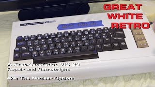 A FirstGeneration VIC 20 Repair and Retrobright [upl. by Kassity]