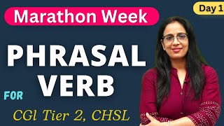 Phrasal Verb  Marathon Week For SSC CGL Tier 2 CHSL  Day  1  English With Rani maam [upl. by Aihgn]