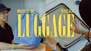 MASSIVE Travel Luggage amp Bag Haul Gion H5 H7 Series  HORIZN Unboxed [upl. by Liatrice]