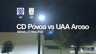 CD Póvoa quotBquot vs UAA Aroso quotBquot sub 16 [upl. by Aitercal]