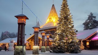 Village du Père Noël en Laponie avant Noël 🎅🦌 Rencontrez Papá Noel à Rovaniemi en Finlande [upl. by Navap]