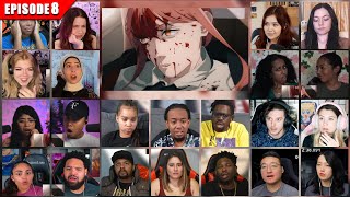 Full Episode Chainsaw Man Episode 8 Reaction Mashup  チェンソーマン [upl. by Ahsehyt]