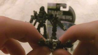 Transformers DOTM Cyberverse Blackout toy review playing the Optibotimus Drinking game [upl. by Hengel]