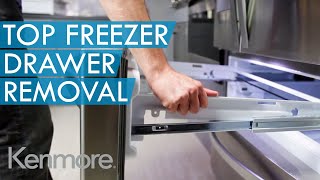 How to Remove the Top Freezer Drawer [upl. by Axia814]