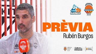 🎤 DECLARACIONES  Rubén Burgos pre J7 LF Endesa en Perfumerías Avenida  Valencia Basket shorts [upl. by Brendis]