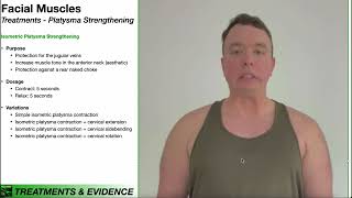 Platysma  Isometric Strengthening Exercises [upl. by Cale130]