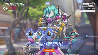 AQUAMARINE BEST JUNKRAT IN THE WORLD  OVERWATCH 2 SEASON 9 TOP 500 [upl. by Millisent]