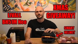 XMAS GIVEAWAY  Unboxing του Livall BH51M Neo smart helmet  GetElectricgr [upl. by Atinuaj]