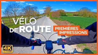 DÉBUTER EN VÉLO DE ROUTE  Mes premières impressions [upl. by Breban]