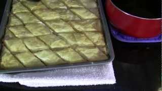 Persian Food  Baklava a Traditional Persian dessert [upl. by Odom]