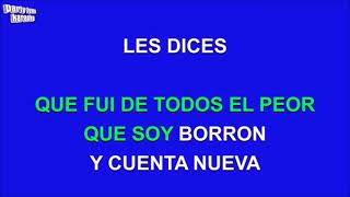 Jose Feliciano Karaoke Me has echado al olvido [upl. by Rainwater]