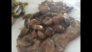 VIDEO RICETTA SCALOPPINE AI FUNGHI senza glutine [upl. by Jameson]