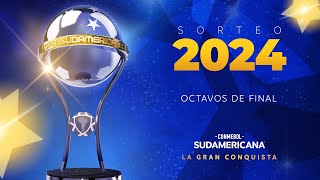 EN VIVO  SORTEO  OCTAVOS DE FINAL DE LA CONMEBOL SUDAMERICANA 2024 [upl. by Ennaimaj]