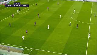 PAINTSIL SCORE VS FIORENTINA KRC GENK PES 2021 GAMEPLAY [upl. by Greenland]