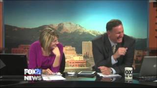 News Anchor has major laughing attack onair [upl. by Hausner655]