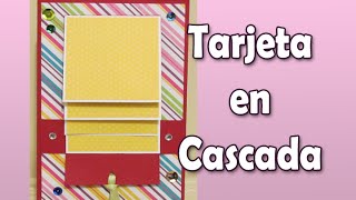 Tutorial Tarjeta en Cascada  Luisa PaperCrafts [upl. by Licec572]