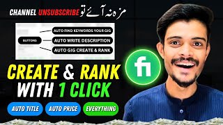 New TOOL How To Create amp Rank Fiverr Gig On First Page  Fiverr Gig Ranking  Fiverr gig [upl. by Zipah]