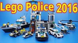 Lego Police 2016  60126  60131 All Time Lapse Stopmotion Build [upl. by Ethelin]