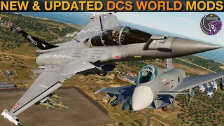 NEW amp UPDATED DCS Mods Gripen Eurofighter Typhoon Rafale Skyhawk amp CH53E [upl. by Topper]