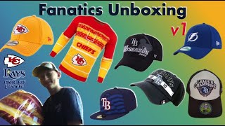 Fanatics Unboxing NFL MLB NHL v1 [upl. by Anillehs]