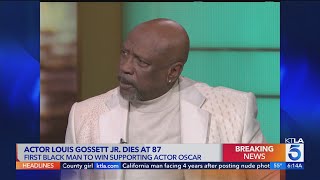 Louis Gossett Jr first Black man to win supporting actor Oscar dies at 87 [upl. by Inalaek866]