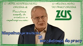 Niepełnosprawny ≠ niezdolny do pracy Janusz Weiss objaśnia ZUS [upl. by Eedebez]