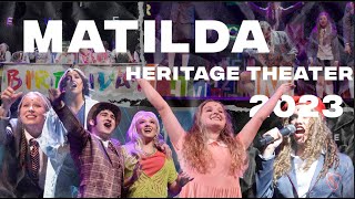 MATILDA THE MUSICAL  FALL 2023  HERITAGE THEATER [upl. by Enelegna333]