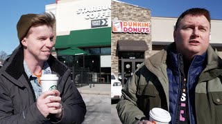 Starbucks vs Dunkin [upl. by Eislel]