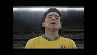 GUARANÁ ANTARTCTICA  Maradona vestindo a camisa da Seleção Brasileira  2006  Comercial de TV [upl. by Wicks]