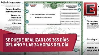 Los pasos para tramitar tu acta de nacimiento en línea [upl. by Essilrahc]