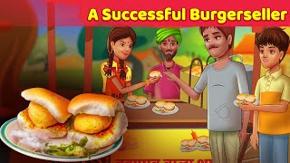 A Successful Burger seller English Story  English Fairy Tales  Learn English [upl. by Engel]