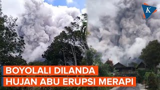 Erupsi Gunung Merapi Hujan Abu Melanda Wilayah Boyolali [upl. by Kalin]