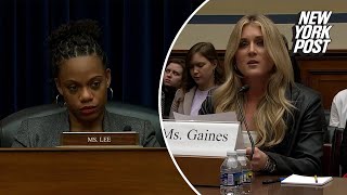 Riley Gaines fires back at Dem who wanted swimmer’s ‘transphobic’ remarks stricken from record [upl. by Falda]