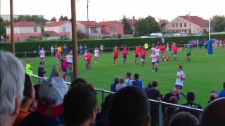 rugby aubenas bourg en bresse [upl. by Kcirneh635]