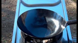 Burning and Seasoning your Wok StepbyStep Tutorial [upl. by Bartosch11]