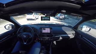 Self driving 2018 Honda Accord 20T [upl. by Thamos]