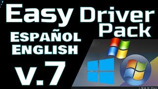 Easy Driver Pack v7  🧐 Español  English  🤩 Windows Xp 7 81 10 [upl. by Kenney]