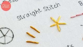 How to Pin Stitch  Quick and Easy Tutorial  Caterpillar Cross Stitch [upl. by Davidoff]