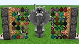 x40 ferrous wroughtnaut and x100 eggs minecraft combined [upl. by Asirrom]