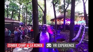 Narcity VR Experiences A Preview Of Fright Fest and the Zombie Camp  La Ronde [upl. by Blanch]