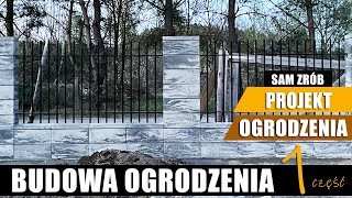 SAM ZRÓB PROJEKT OGRODZENIA FRONTOWEGO Jak obliczyć koszt i ilość materiału do budowy ogrodzenia [upl. by Earased245]