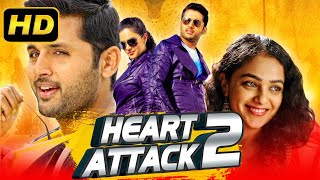 हार्ट अटैक २  नितिन की धमाकेदार मूवी। नित्या मेनन  Heart Attack 2 South Hindi Dubbed Movie [upl. by Osber759]