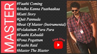 MASTER Movie MP3 Songs  Tamil  JukeBox  Thalapathy Vijay  Anirudh Ravichander  Vijay Sethupathy [upl. by Adriano]