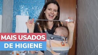 PRODUTOS DE HIGIENE MAIS USADOS NO BEBÊ [upl. by Sorrows]